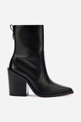 Work Day James Boot In Black Leather
