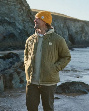 High Tensile Reinforcement Hytte Recycled Fleece-lined Jacket - Dusty Olive