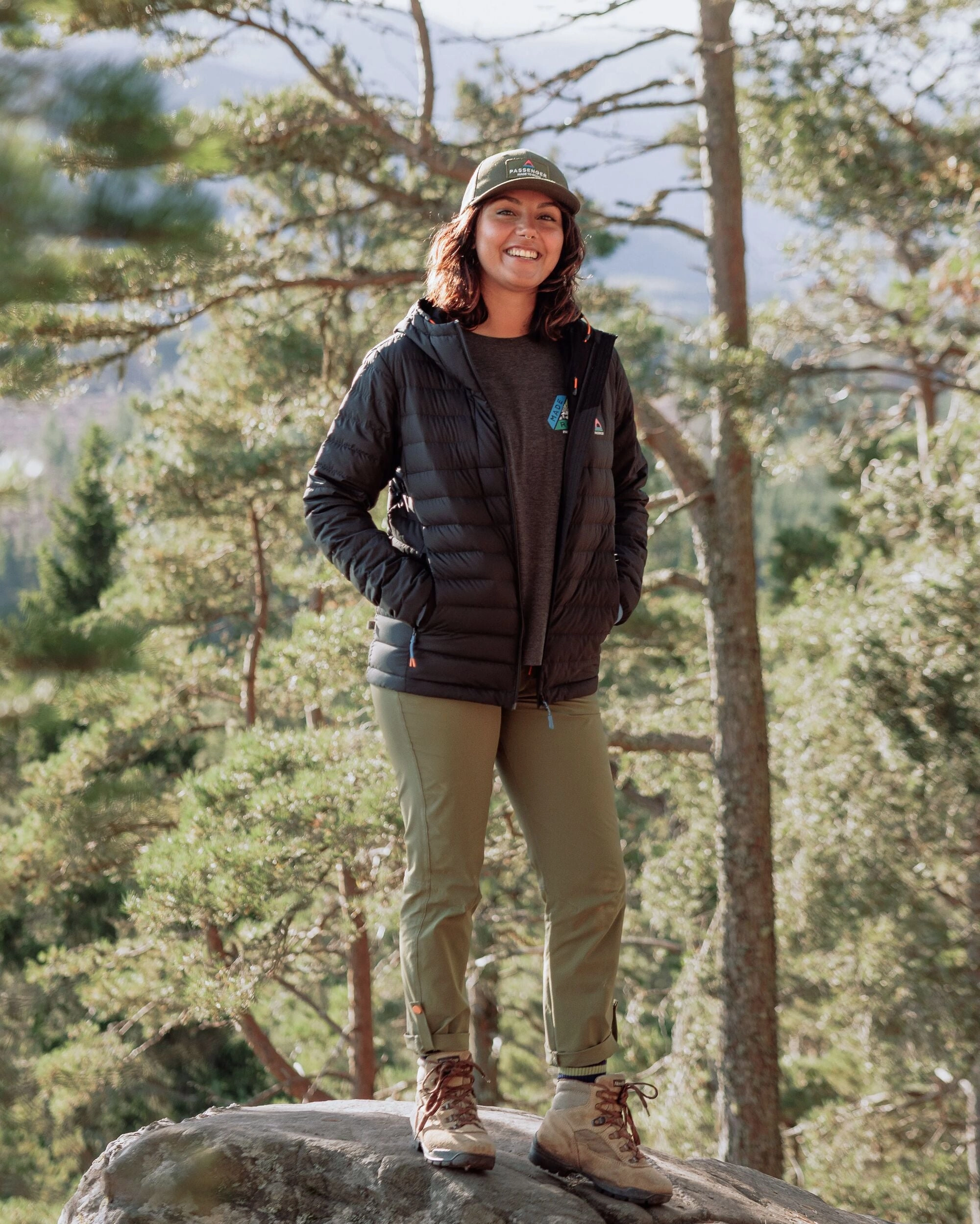All Ground Non Restrictive Fit Northstar Down Recycled Jacket - Black