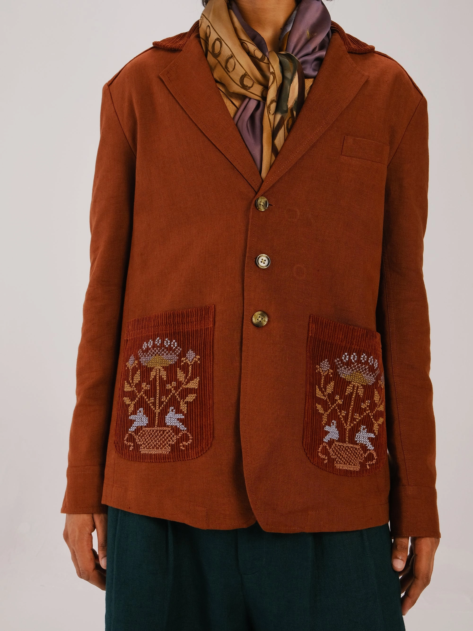 Harlem Blazer Reinforced Elbow Padding