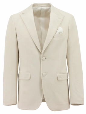 Anti Pilling Finish Turin Ivory Sports Jacket