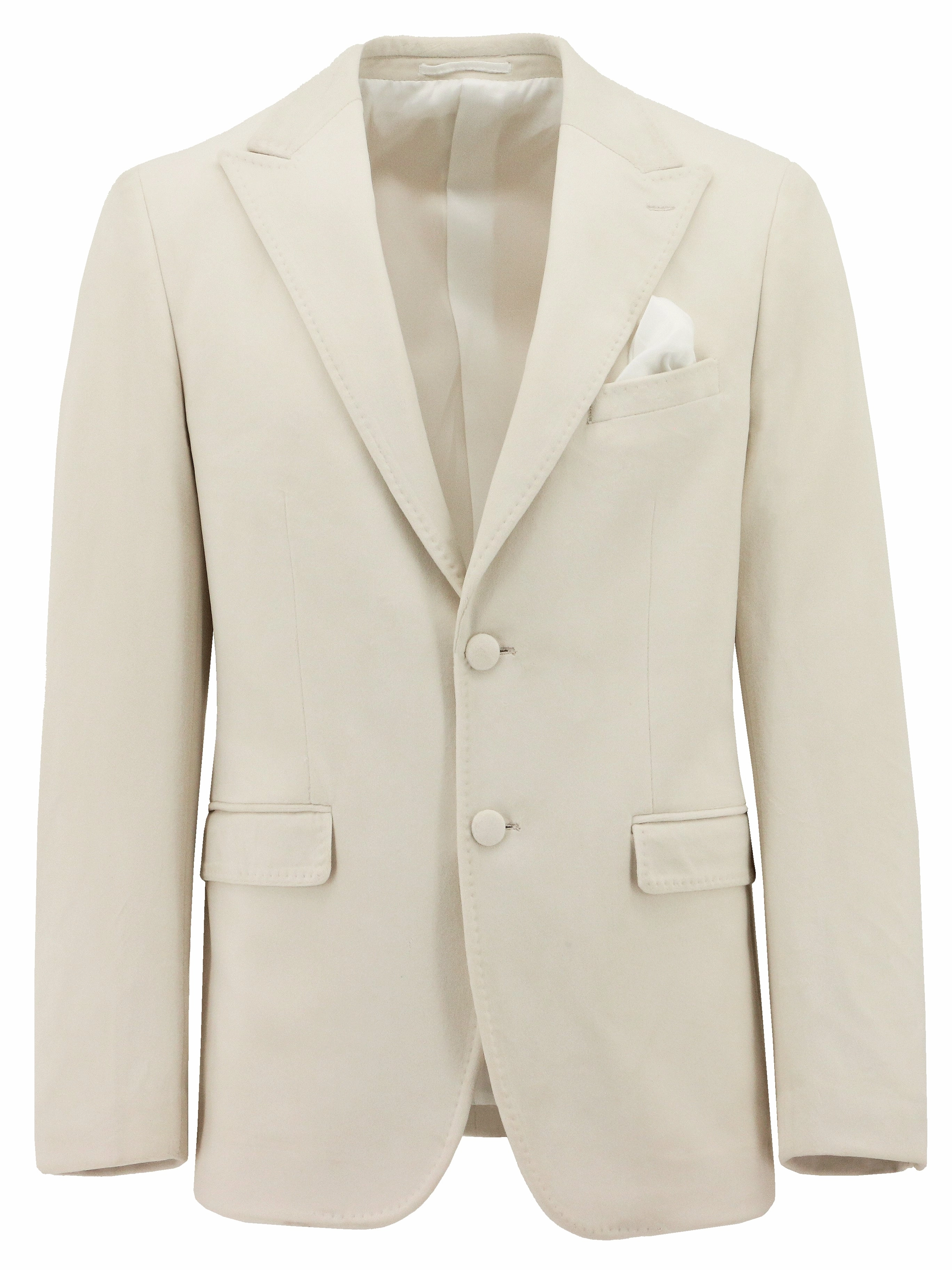 Anti Pilling Finish Turin Ivory Sports Jacket