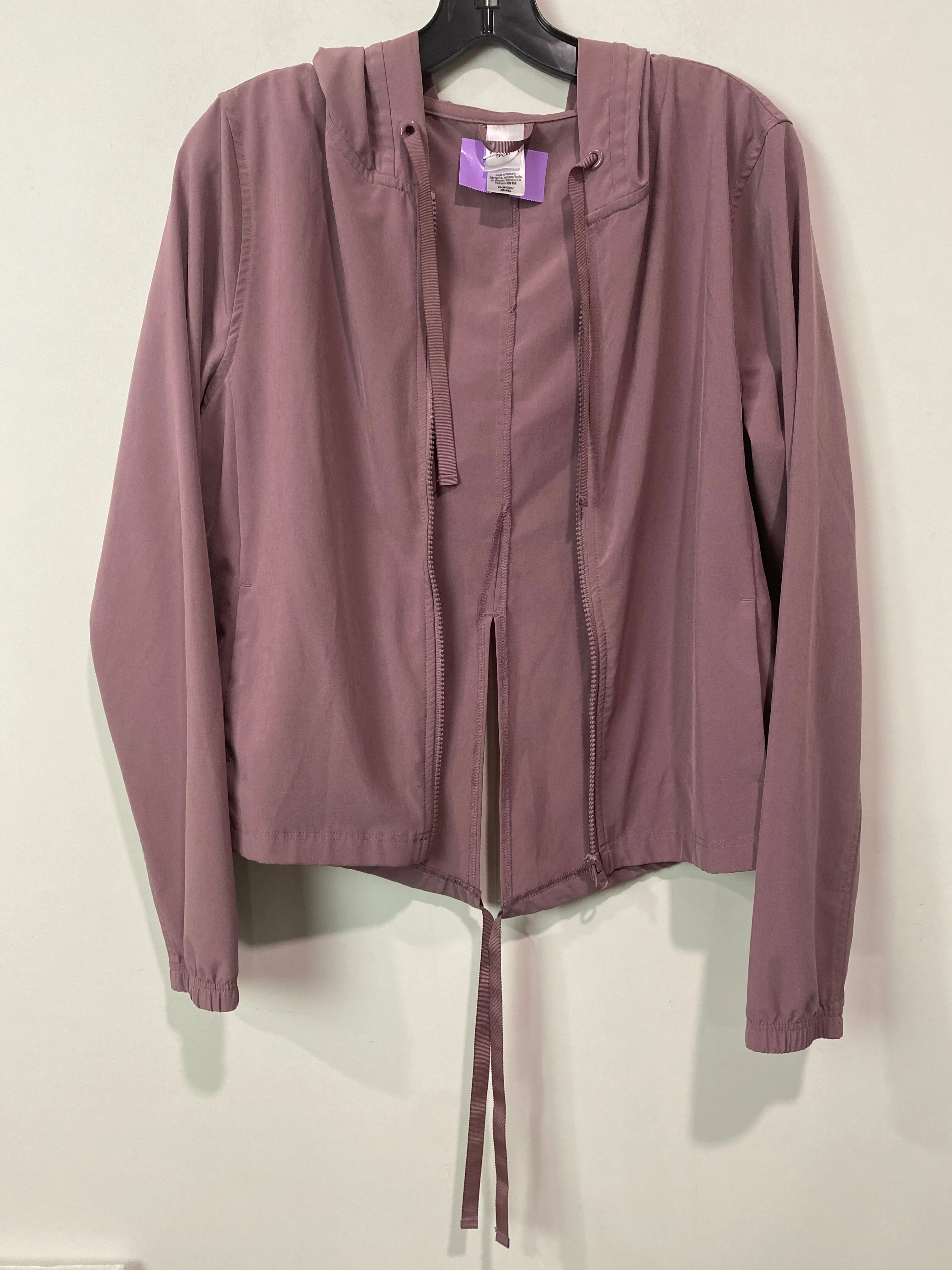Casual Trend Relaxed Daily Style Purple Athletic Jacket Victorias Secret, Size Xs