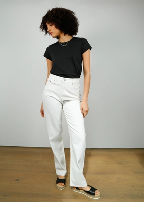 Daily Wear Breathable Classic Street Essential RAILS The Topanga in Ecru