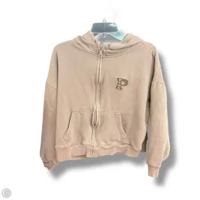 Versatile Layering Simple Comfort Athletic Jacket By Pink In Brown, Size: Xl