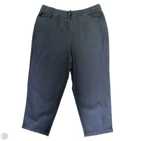 Athletic Pants By Athleta In Black, Size: 2x No Tag Layer-Friendly Fit