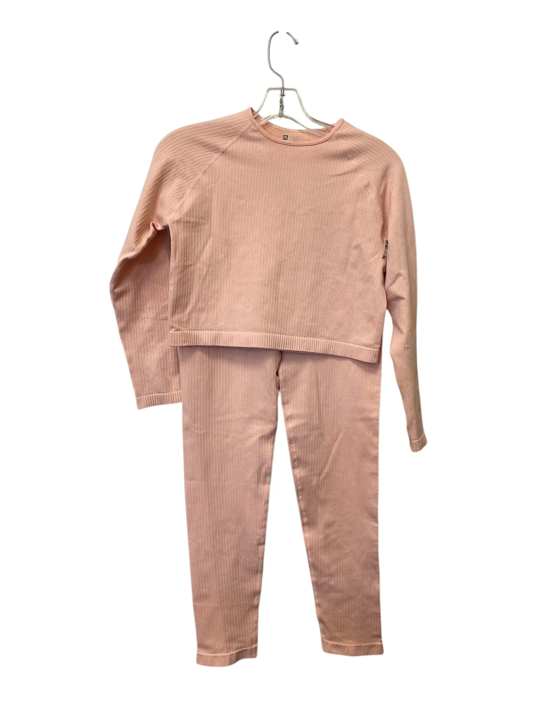 Athletic Pants 2pc By Clothes Mentor In Pink, Size: 2x Eco Friendly Material Fashionable Cut