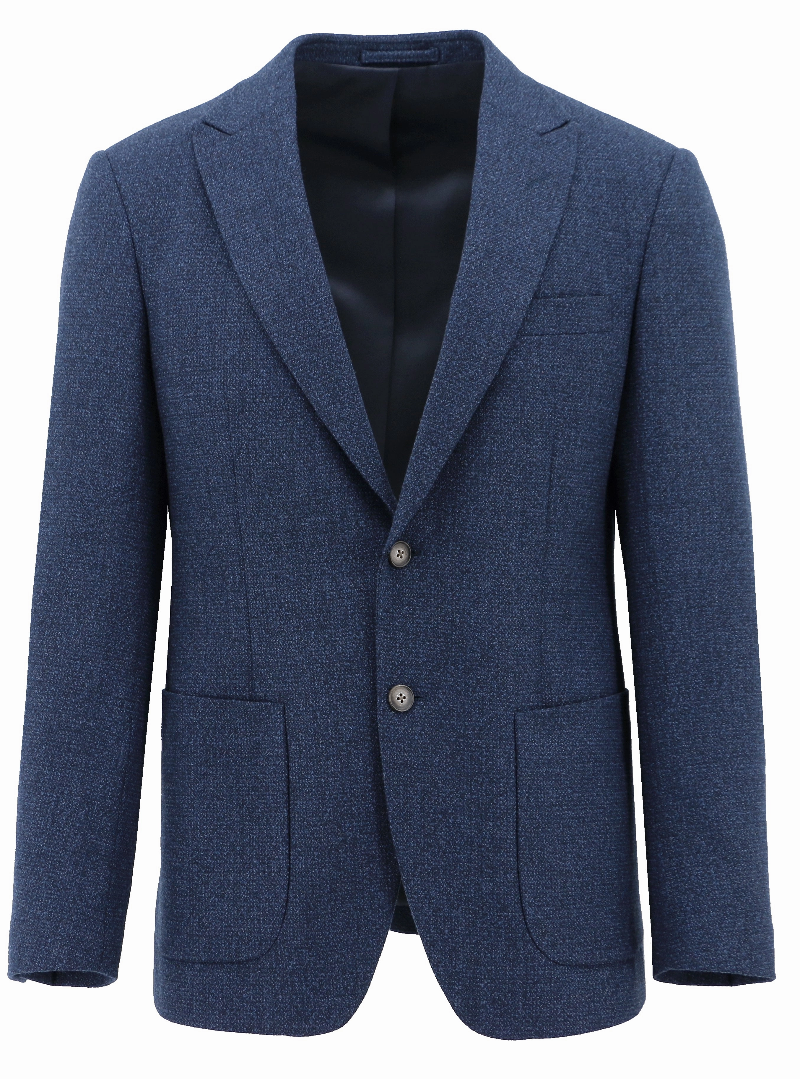 Amalfi Blue Sports Jacket Anti Pilling Surface Treatment Travel Wardrobe