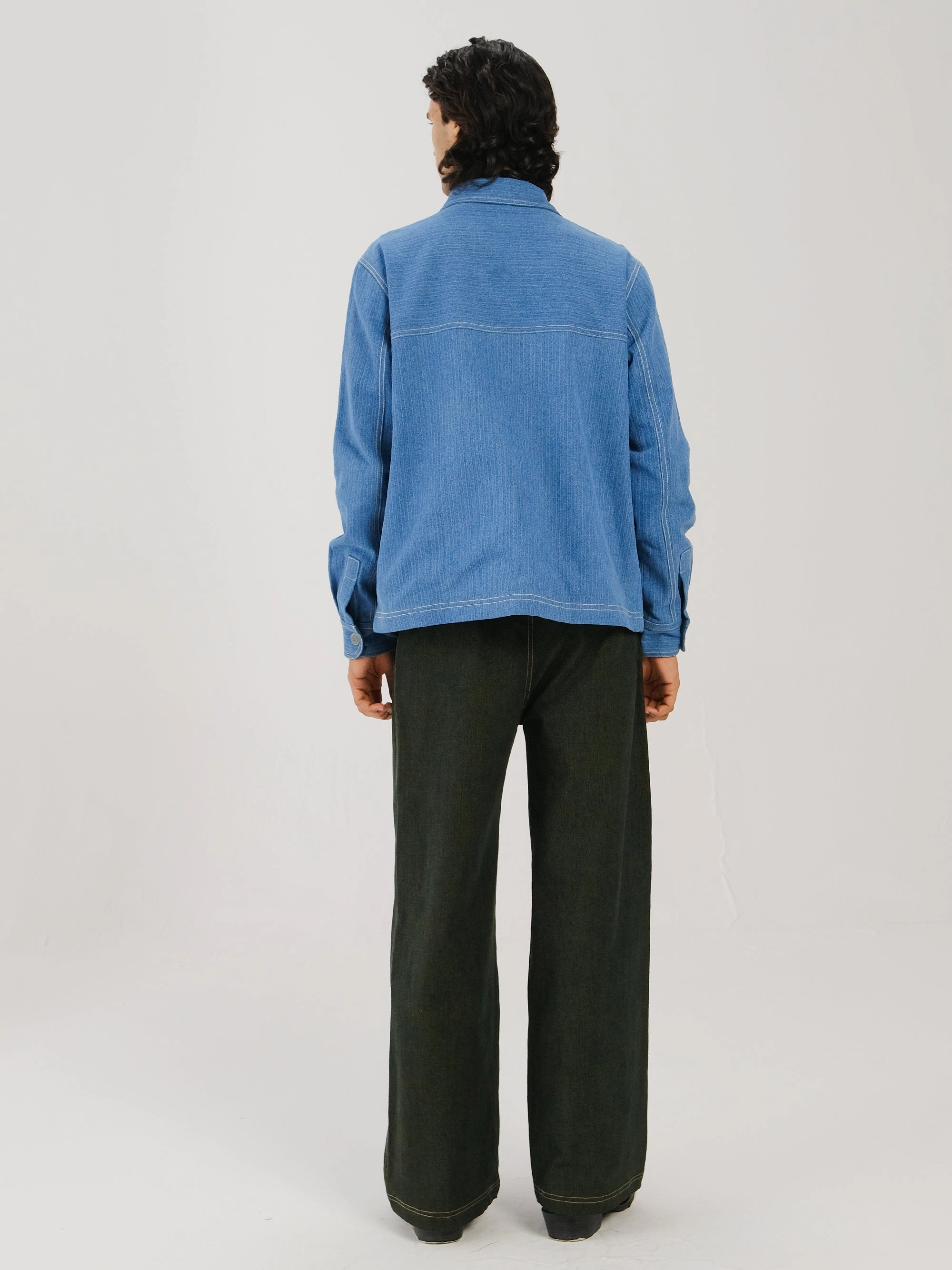 Smocked Collar Jacket water proof Water Based Coating