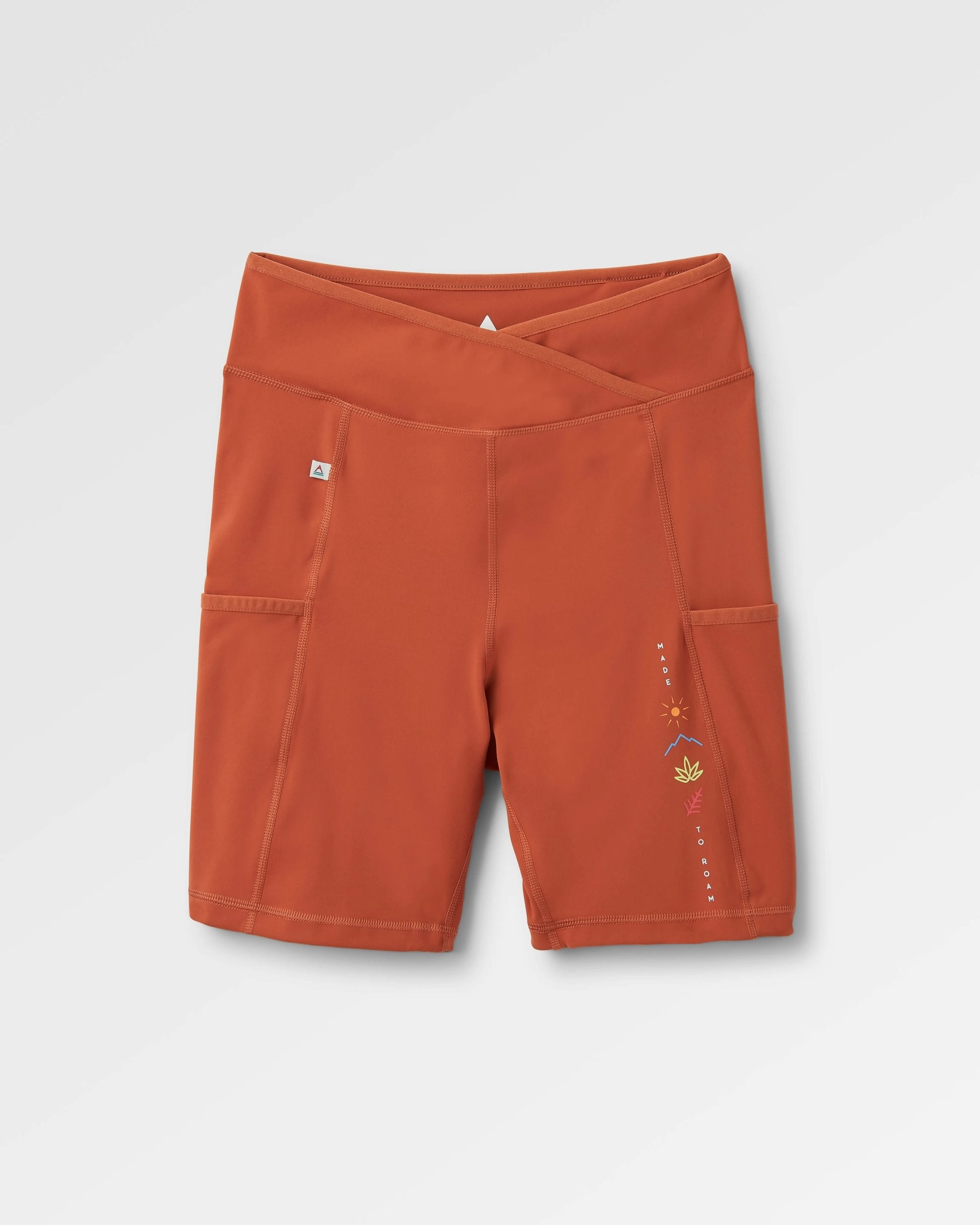 subtle style Pure Motion Mantra Recycled Active Short - Baked Clay