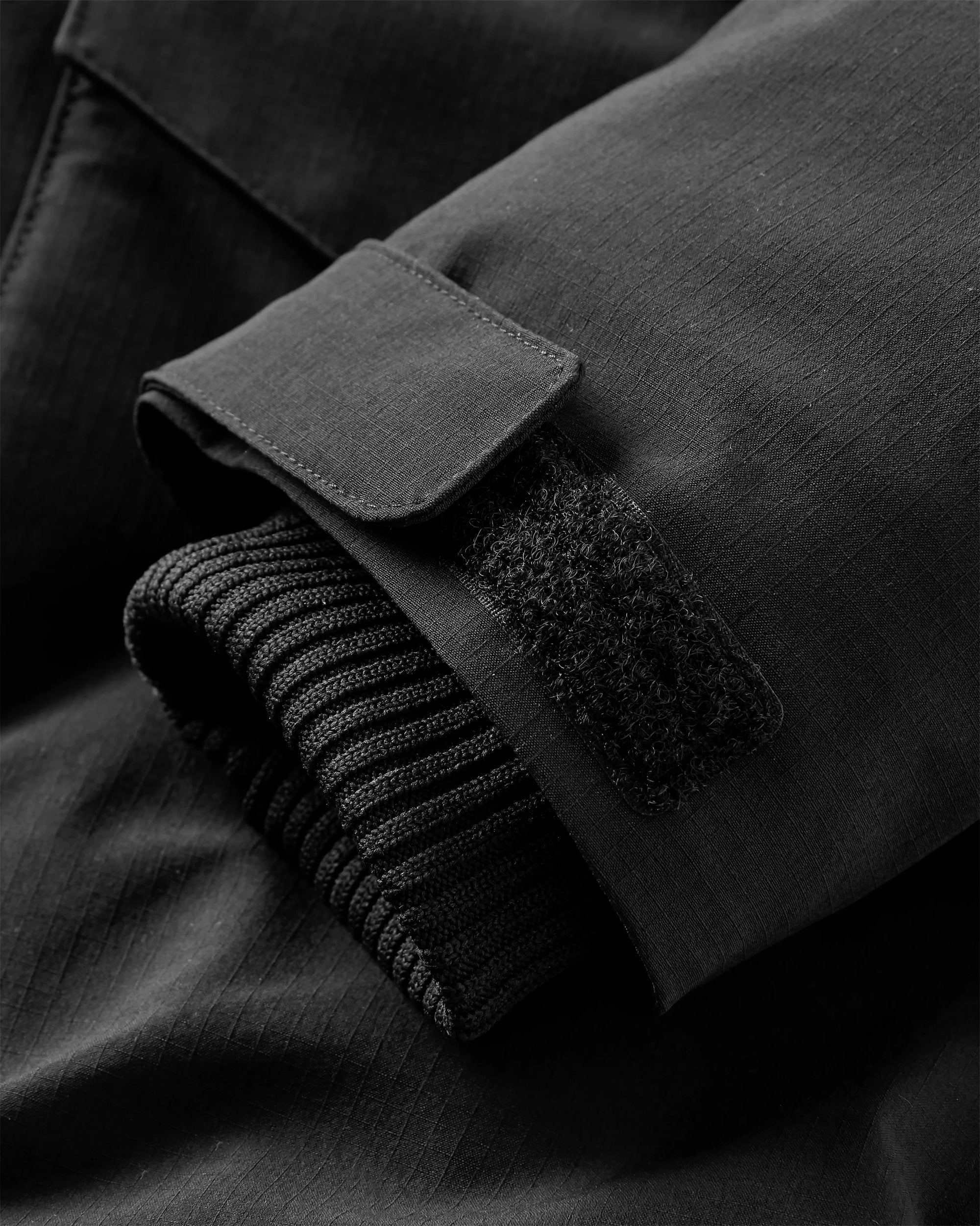 Quilted Interior Rainier Waterproof Parka - Black