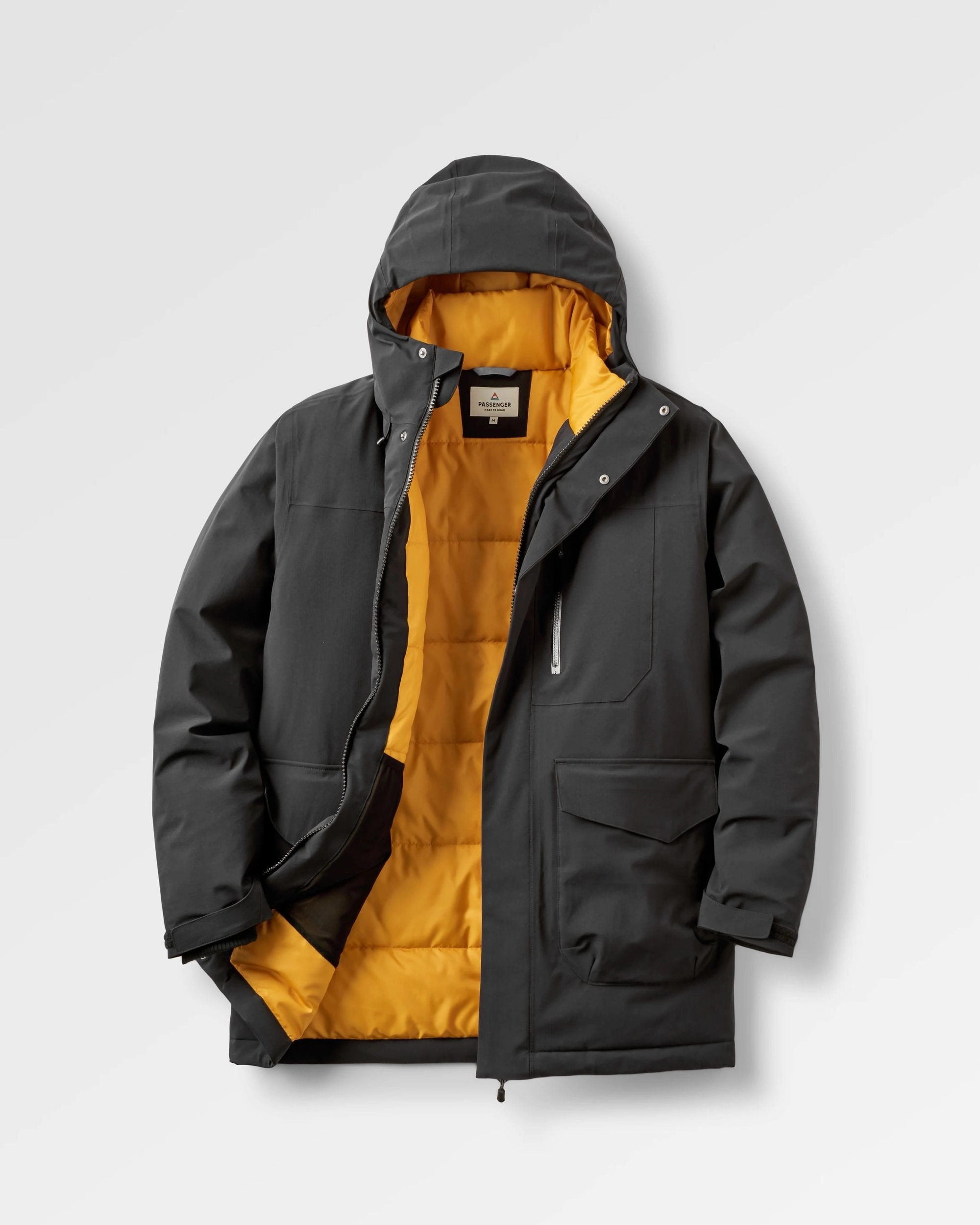 Lightweight Waterproof Jacket Rainier Waterproof Parka - Black
