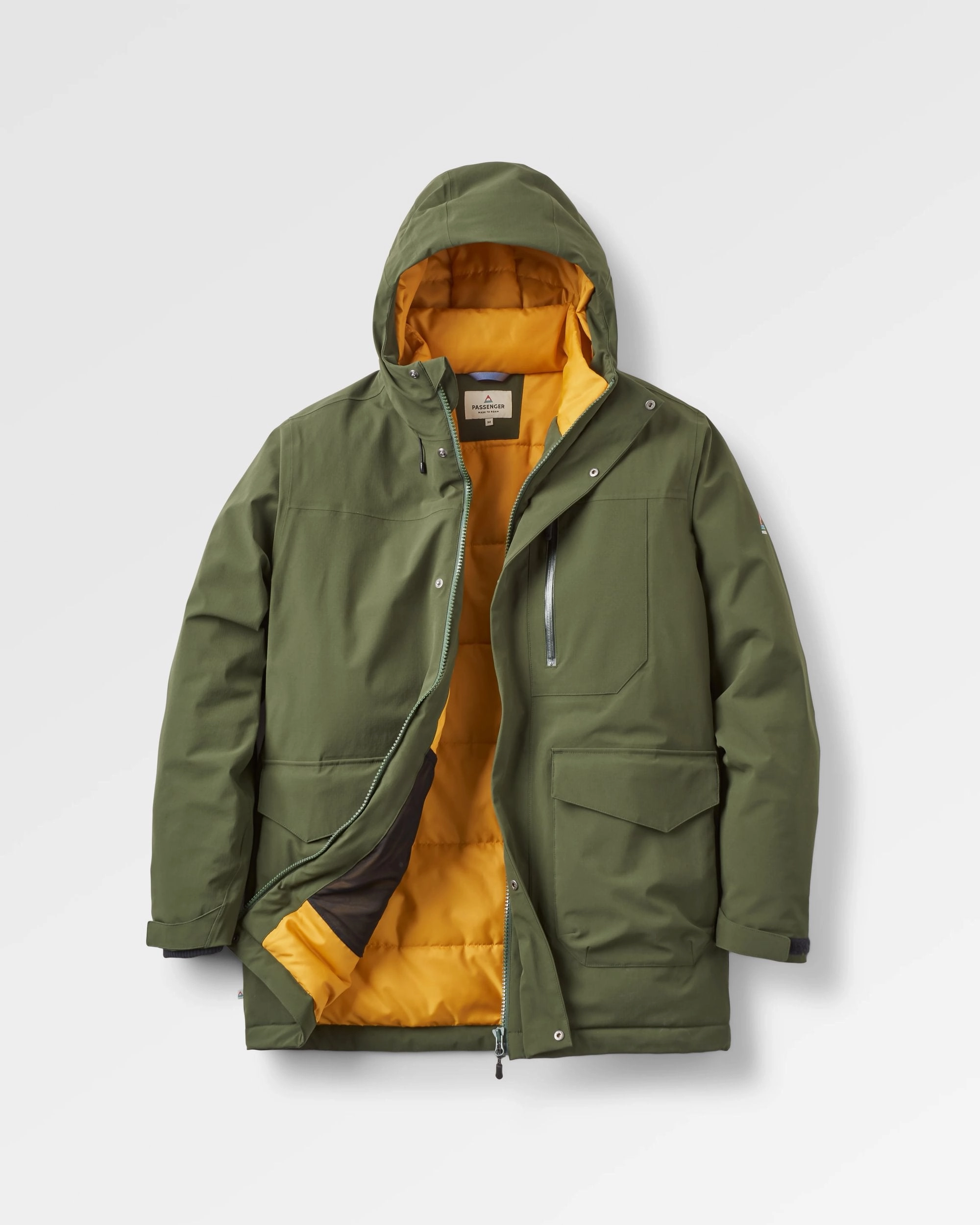 Reinforced Zippers Effortless Layer Rainier Waterproof Parka - Fir Tree