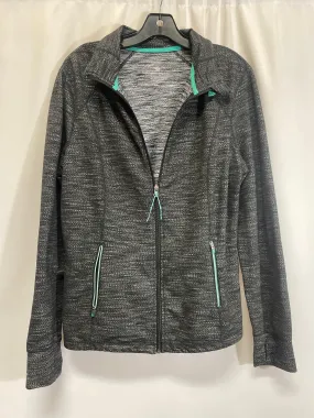 Neutral Tones Look Athletic Jacket By Tangerine In Grey, Size: Xl