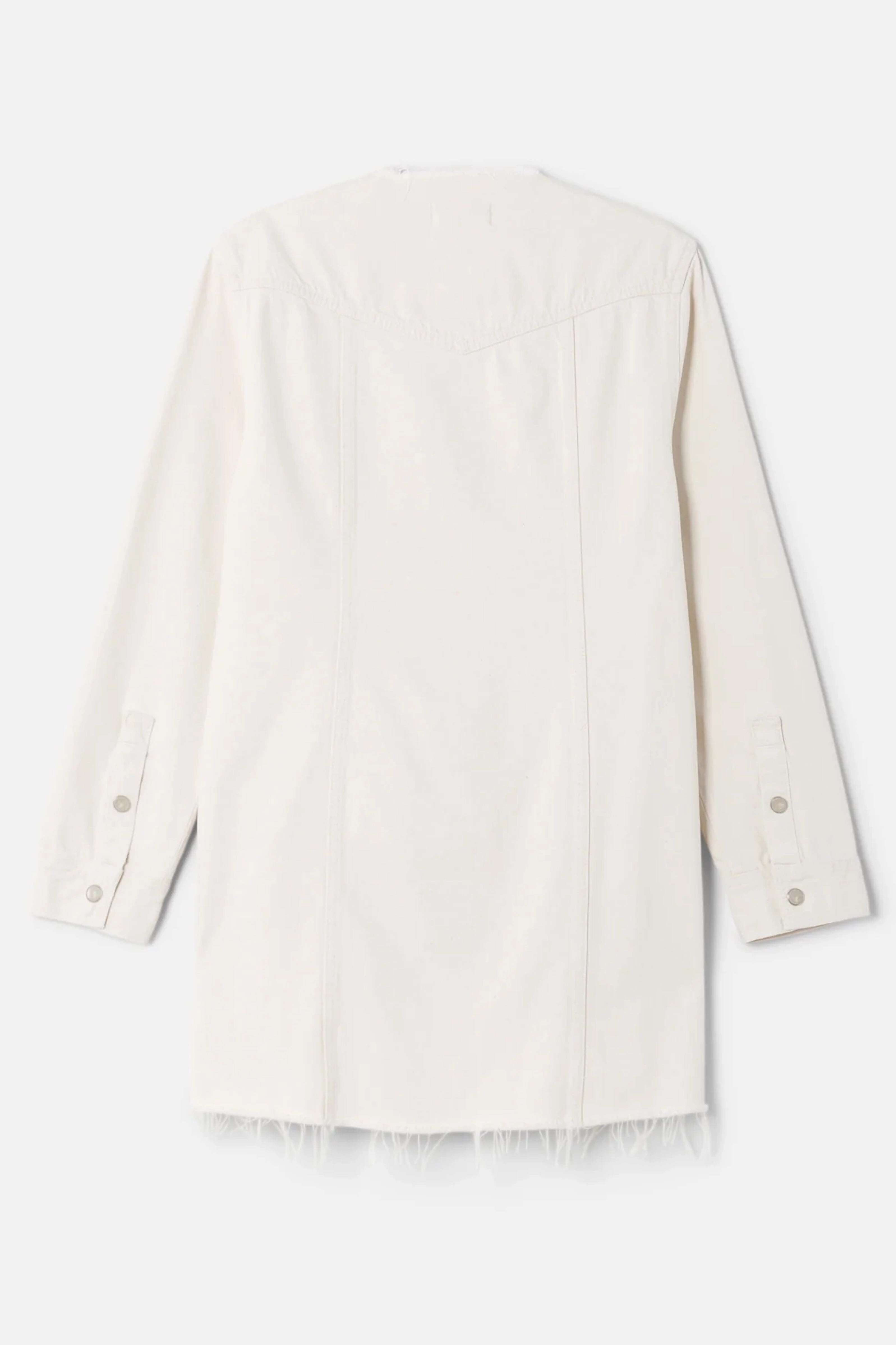 Quiet Luxury Effortless Layering RE/DONE | The Riley Mini Dress - Crema