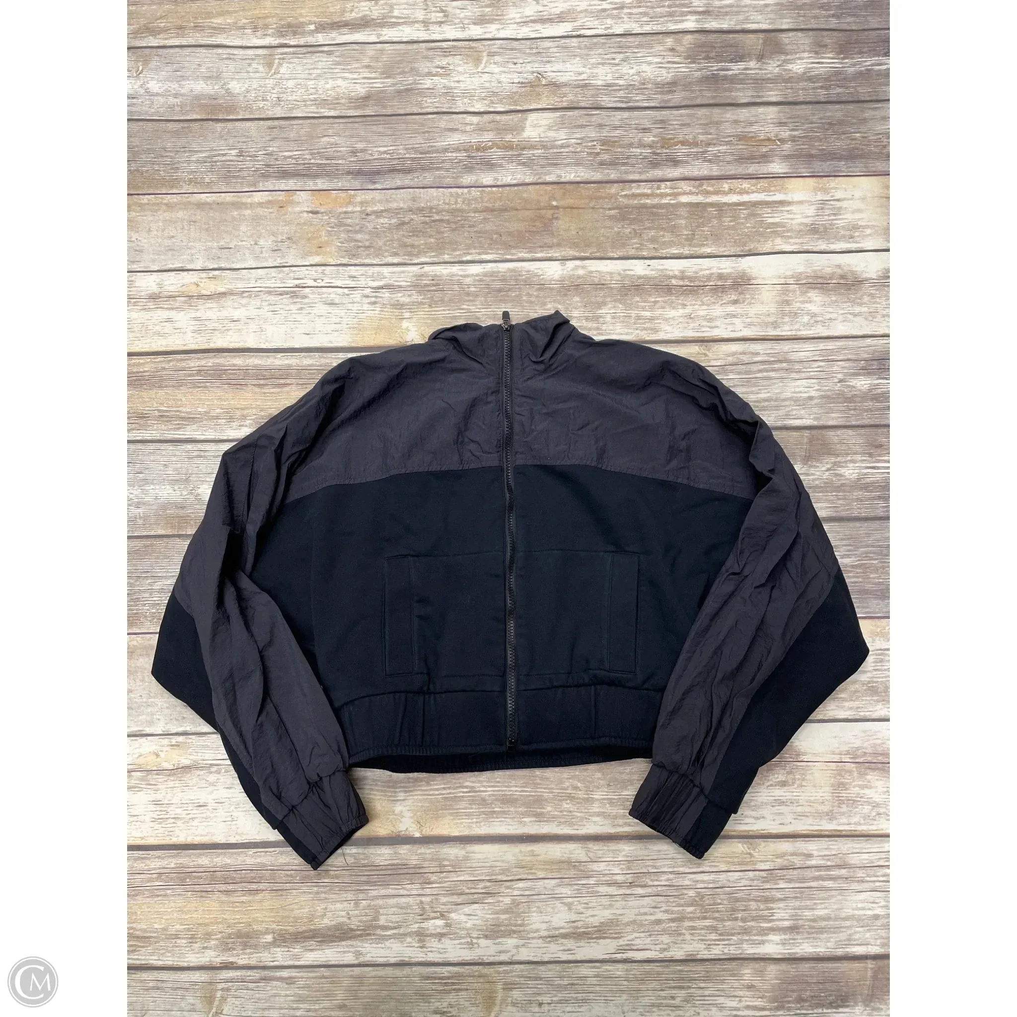 HypoallergenicMaterial Athletic Jacket By Fabletics In Black, Size: S