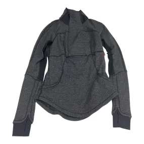 Athletic Jacket By Lululemon In Grey, Size: Xs Smooth Zipper Glides