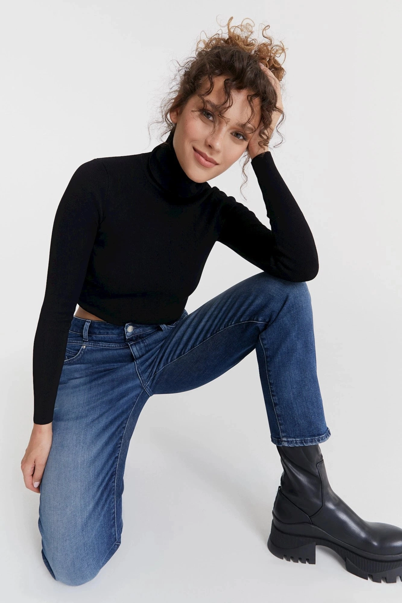 StaticResistantMaterial Essential Comfort Victoria - Boyfriend Jean - Dark Blue - L30