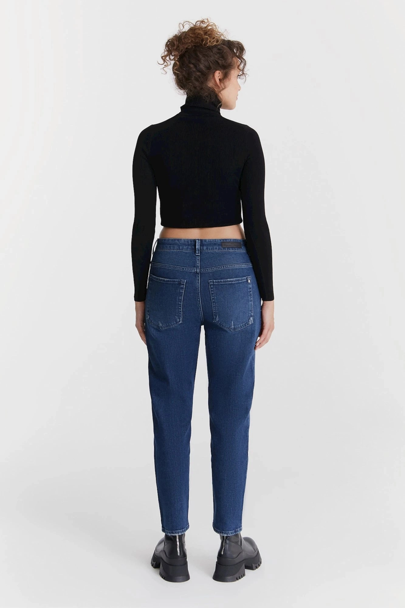 Victoria - Boyfriend Jean - Dark Blue - L30 Quick Pack