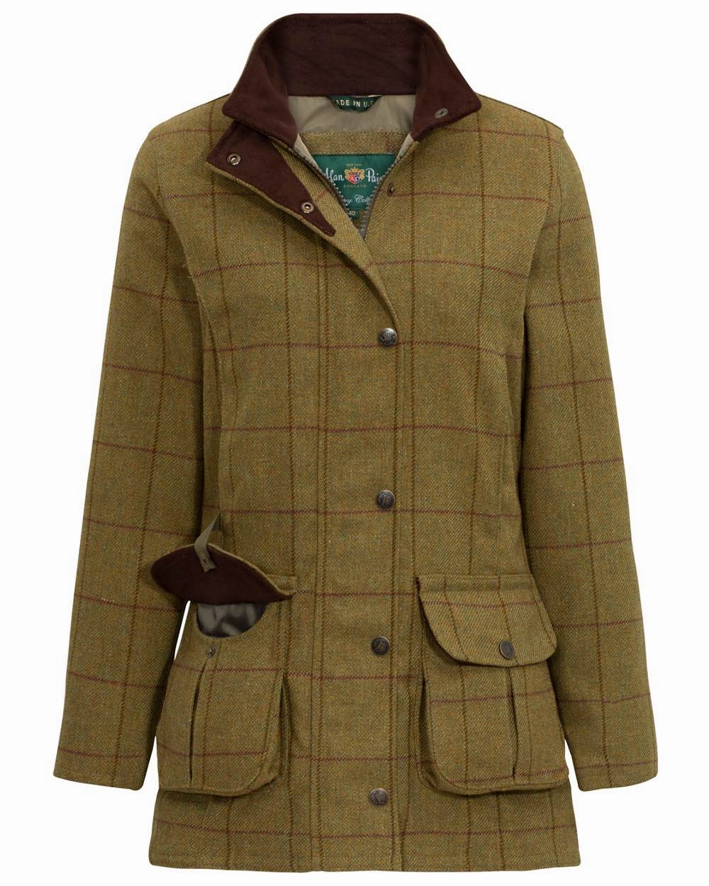 Alan Paine Rutland Ladies Waterproof Tweed Jacket Anti Static Finish