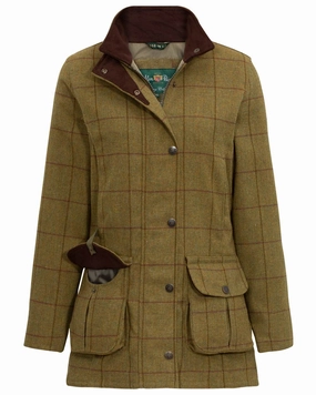 Alan Paine Rutland Ladies Waterproof Tweed Jacket Anti Static Finish