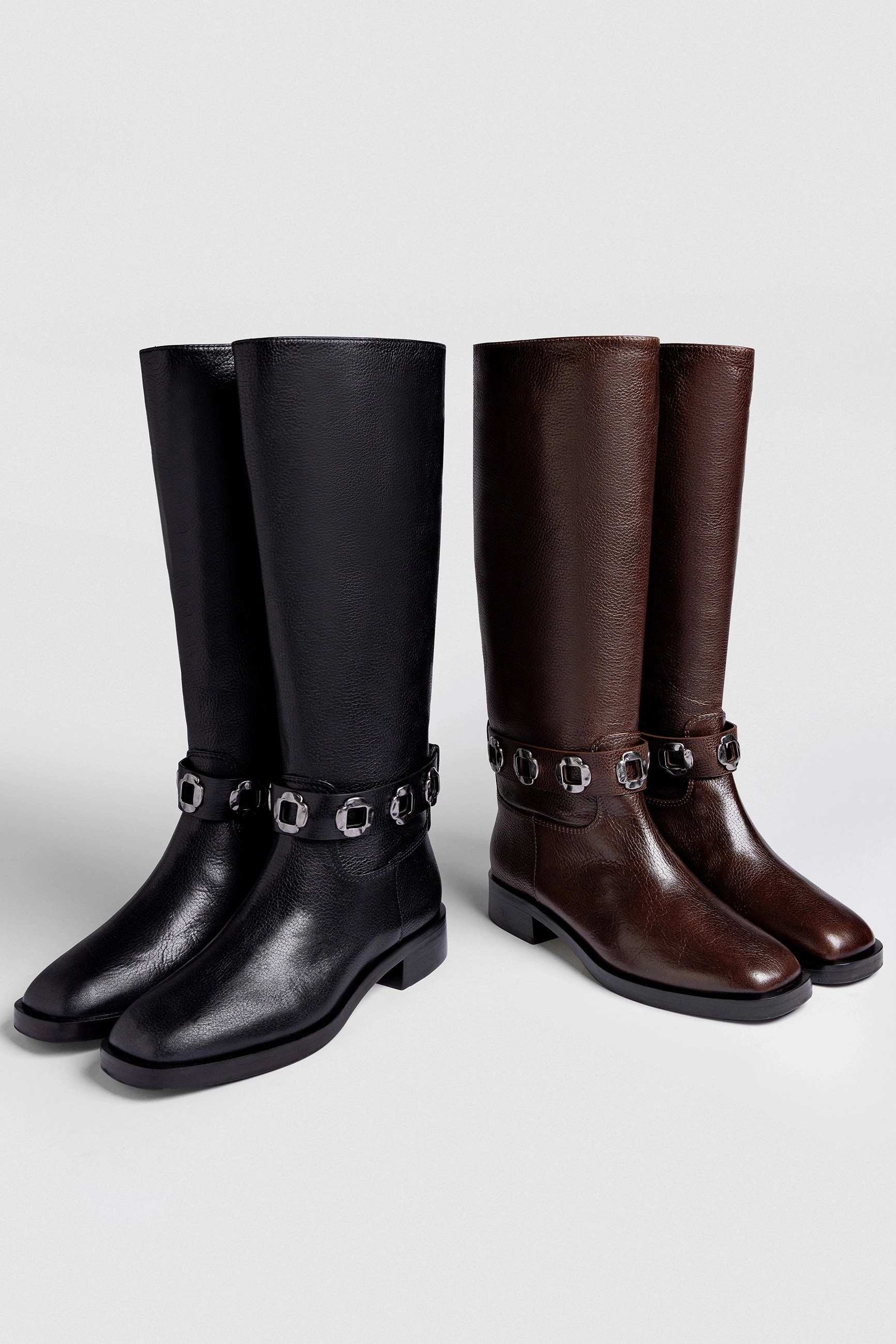 Cozy Footwear Milan Flat Boot In Brown Leather