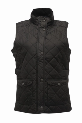 Stretchable Waistband Regatta Womens Tarah Diamond Quilt Bodywarmer