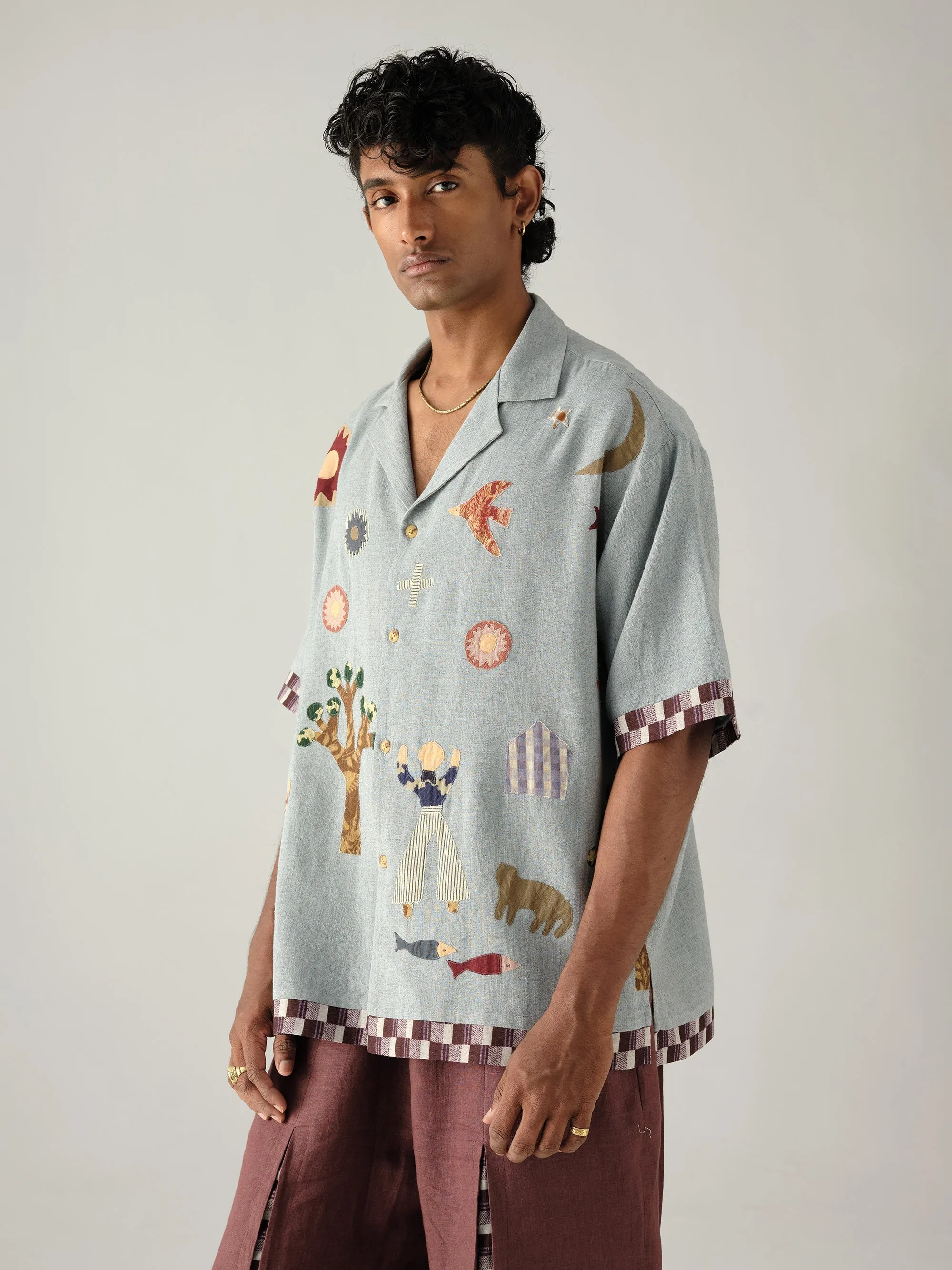 Unisex Oversized Shirt Contemporary Style