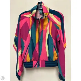 Athletic Jacket By Tek Gear In Multi-colored, Size: M Durable Water Repellent Finish Extra Layer Piece