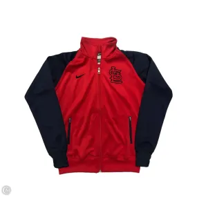 Athletic Jacket By Nike In Red, Size: L SoftshellMaterial