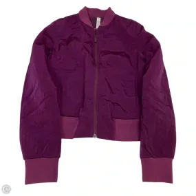 Water resistant coating Hidden Ventilation Zones Athletic Jacket By Lululemon In Purple, Size: S