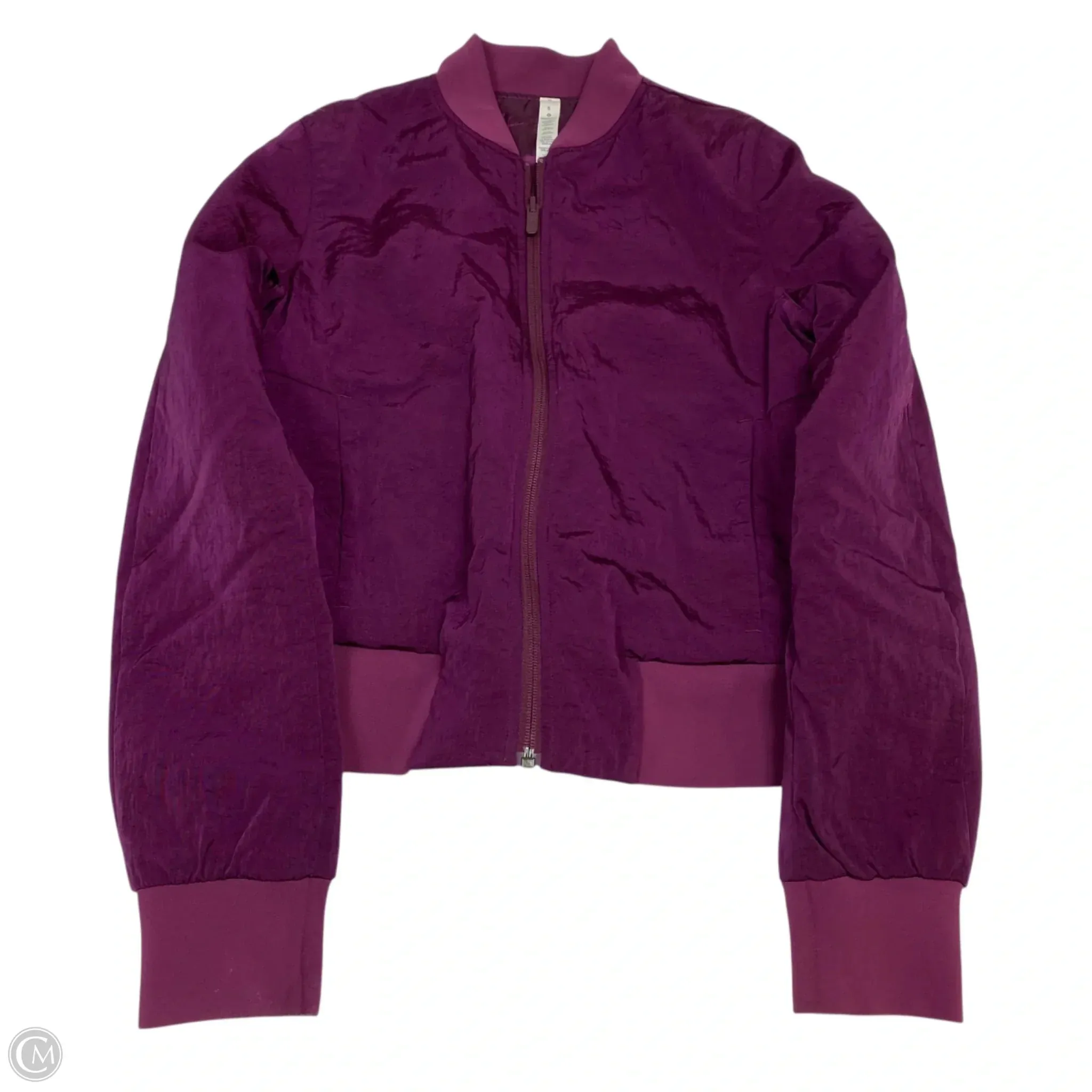 Water resistant coating Hidden Ventilation Zones Athletic Jacket By Lululemon In Purple, Size: S