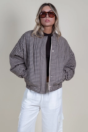 FRNCH | Woven Bomber Padoue - Noir EcoFriendly Water Repellency