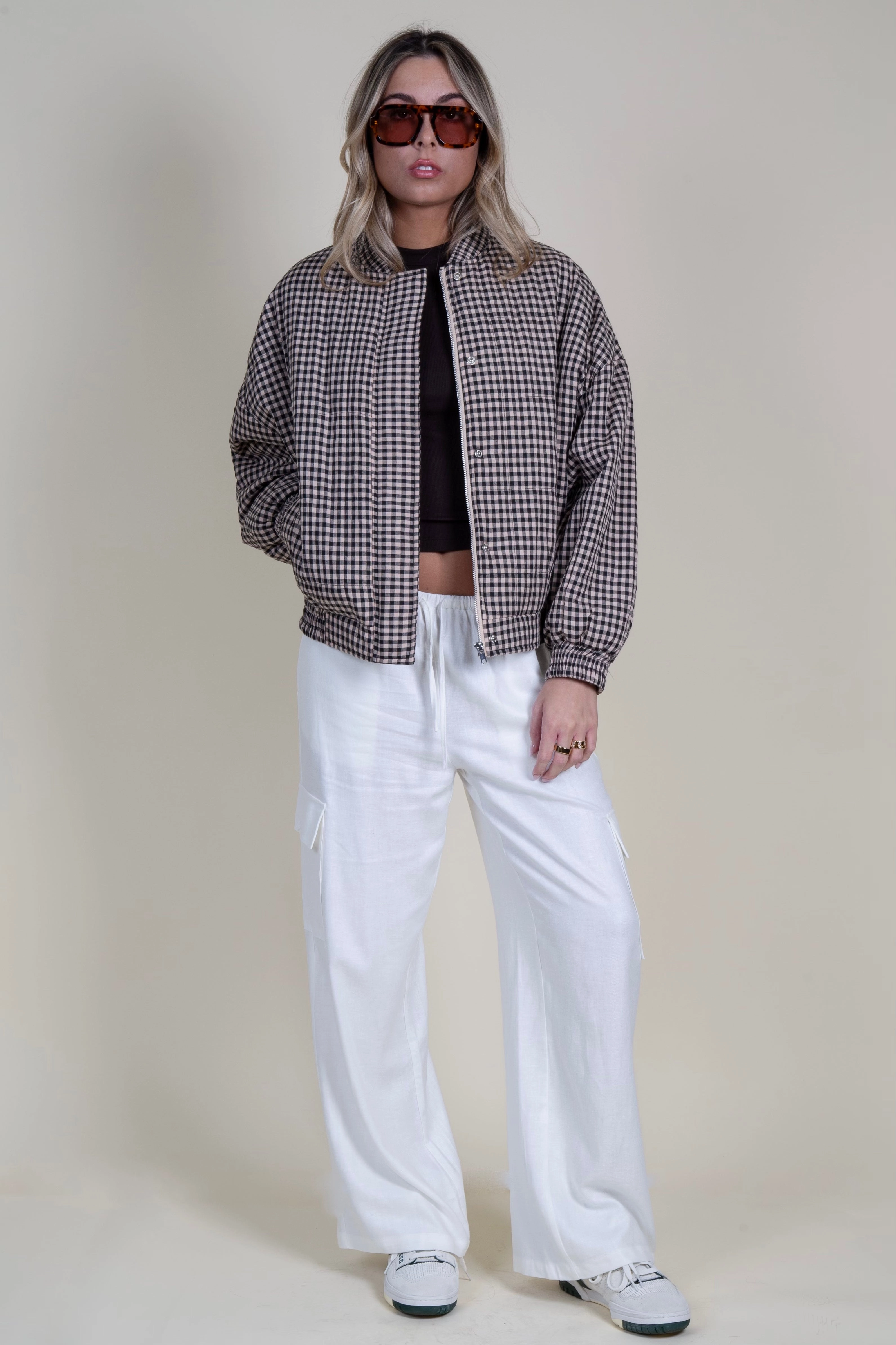 NonRestrictiveFit Practical Design FRNCH | Woven Bomber Padoue - Noir