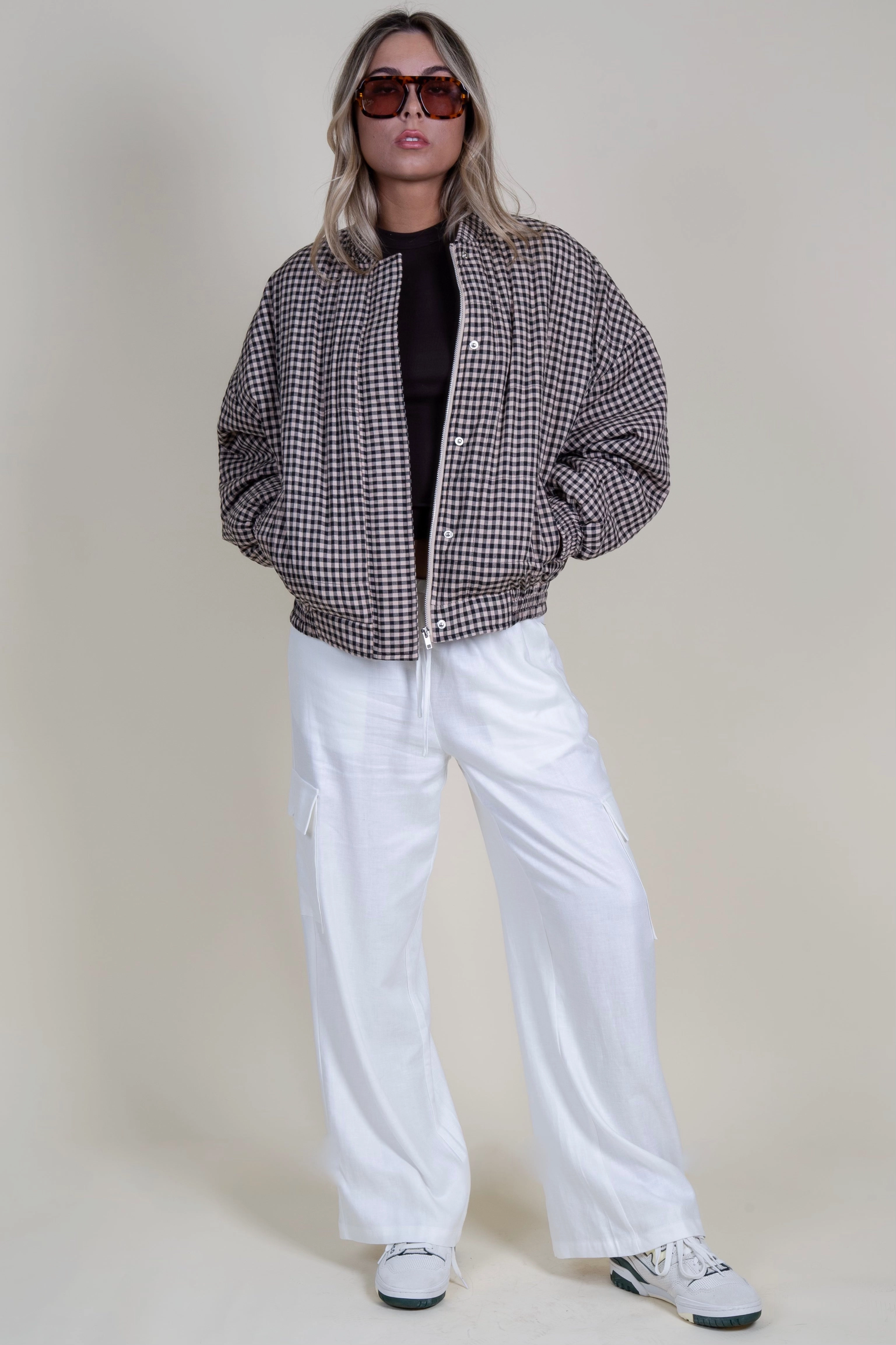 Eco Friendly Coating InterchangeableLining FRNCH | Woven Bomber Padoue - Noir
