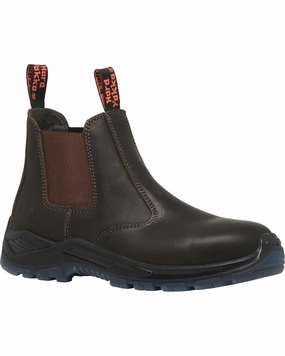 Hard Yakka Mens Banjo Elastic Gusset Safety Dealer Boots Teen Pick