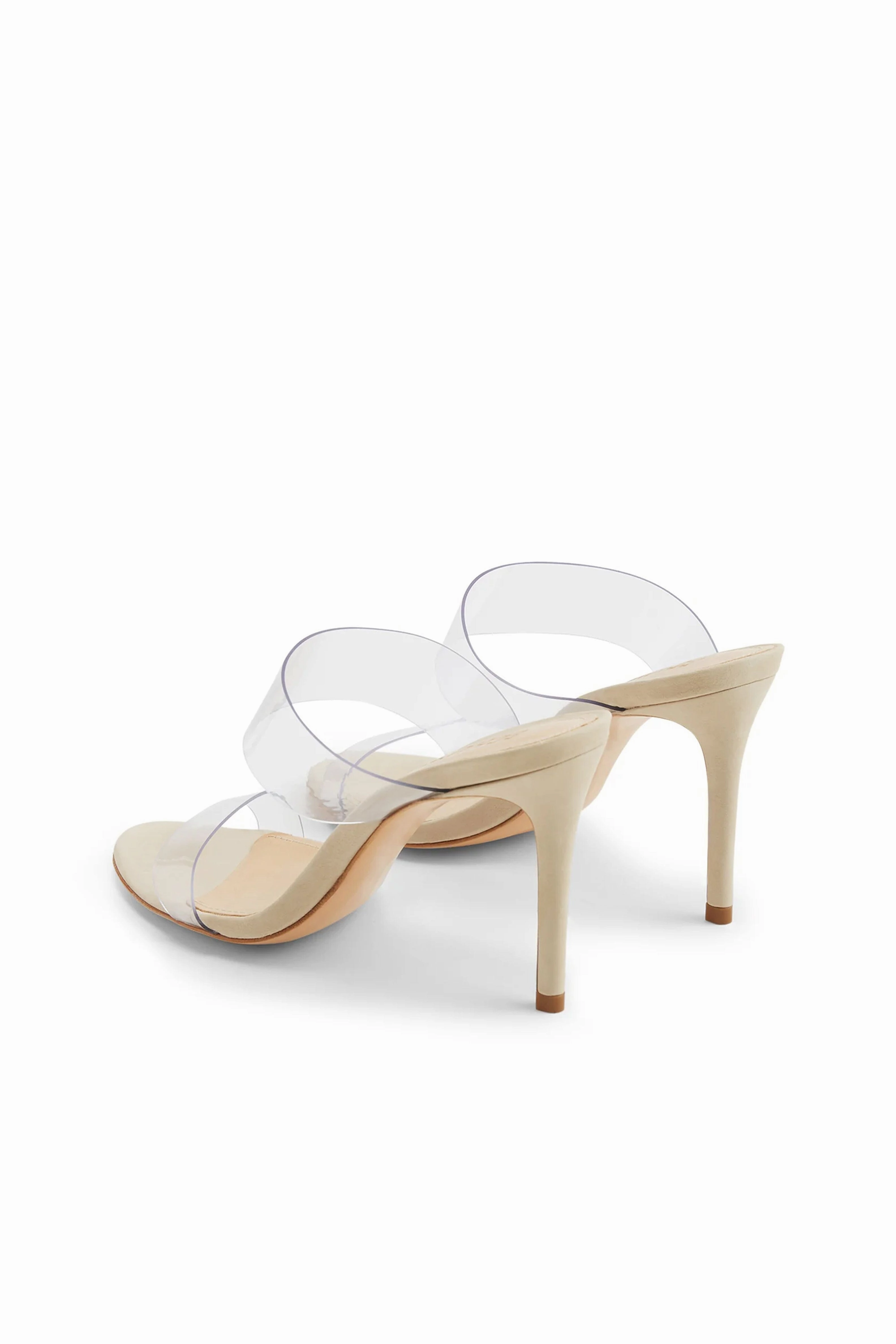 Smooth Surface Comfortable Heels SCHUTZ | Ariella Sandal - Tranparente