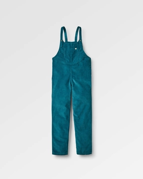 Casual Performance Wear Meadows Organic Cotton Cord Dungarees - Tidal Blue