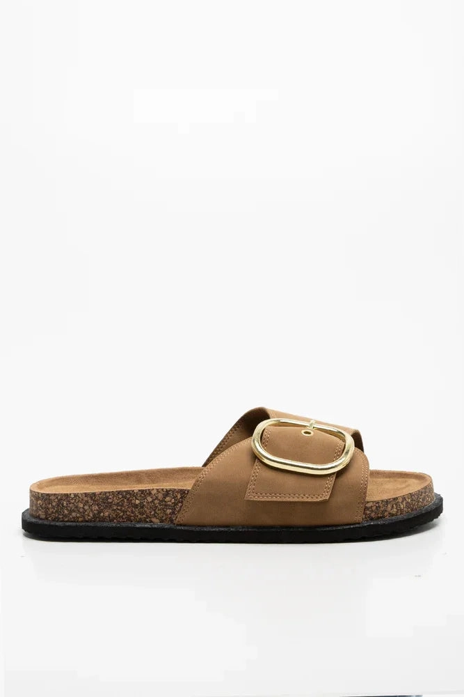 Simple Slip Effortless Comfort Sandal Brown