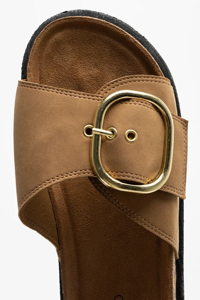 Padded Sandal Brown