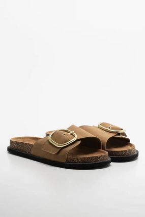 Sandal Brown Abrasion Resistant Surface Comfort Outdoor