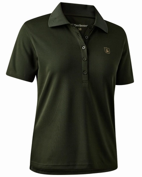 Lightweight Layer Soft and Cozy Deerhunter Lady Climate Polo Shirt With 37.5? Technology