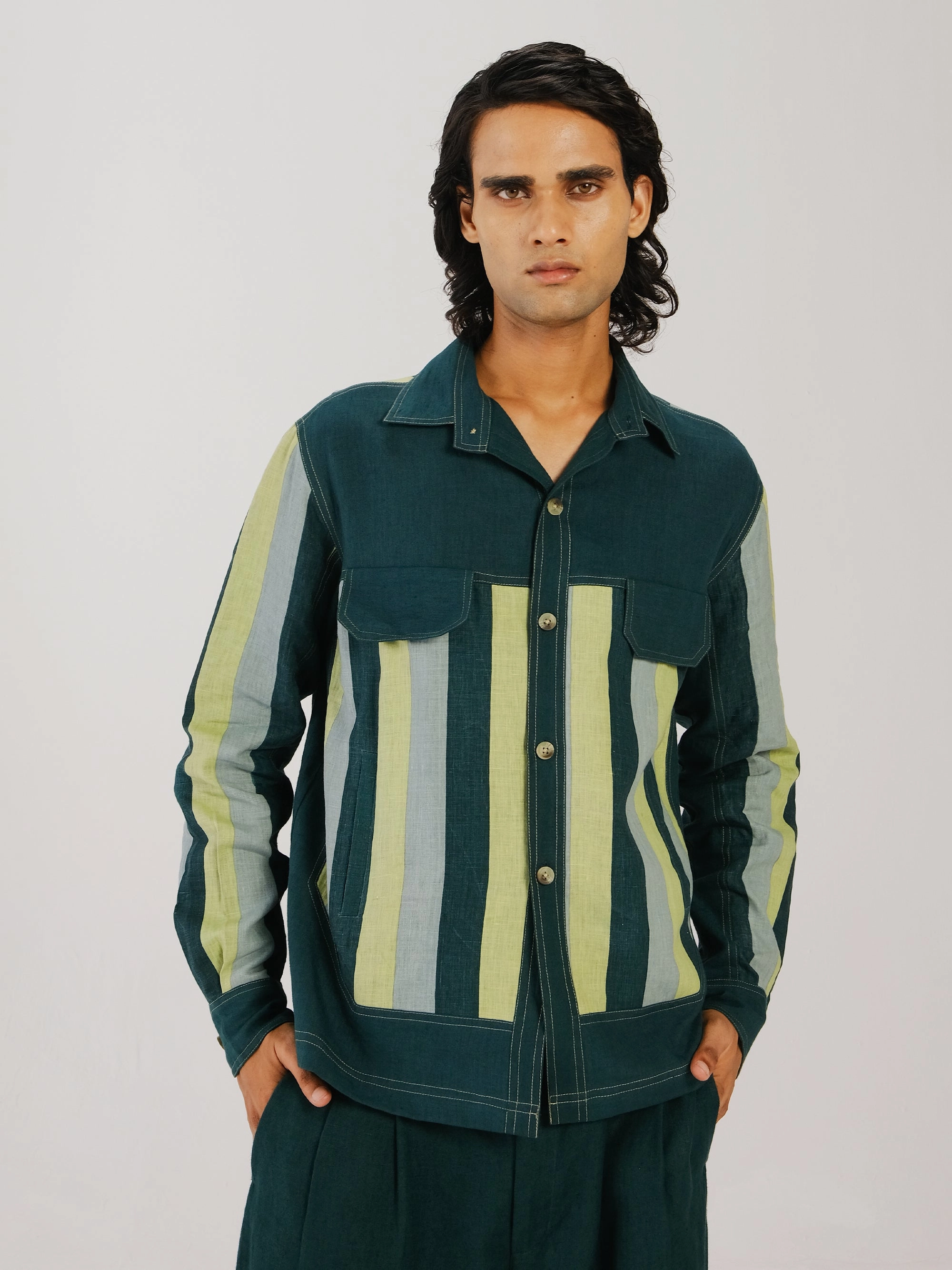 Retro Jacket Quick Drying Full Length Zipper