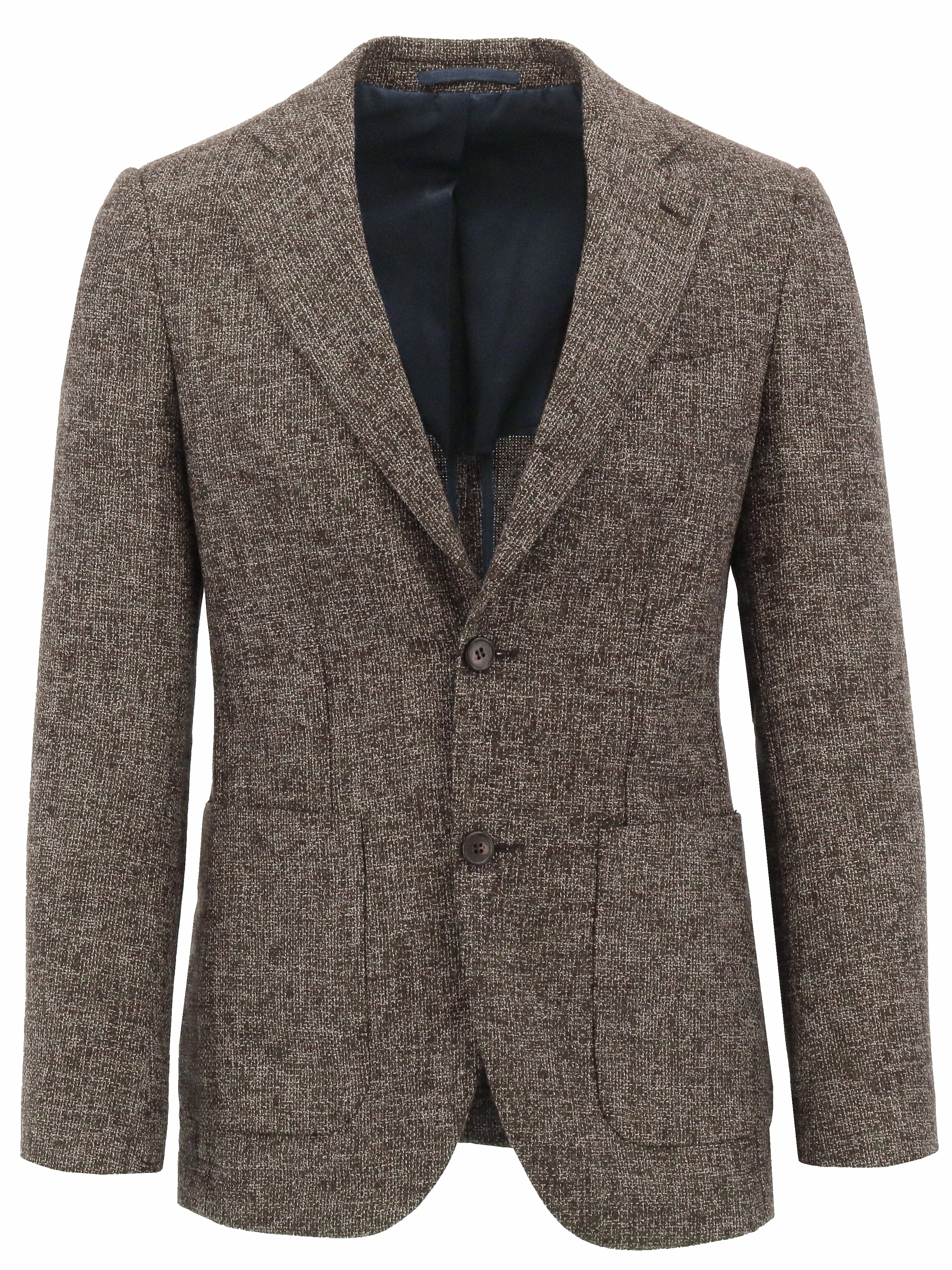 Bonded Collars Genoa Buggy Brown Tweed Sports Jacket