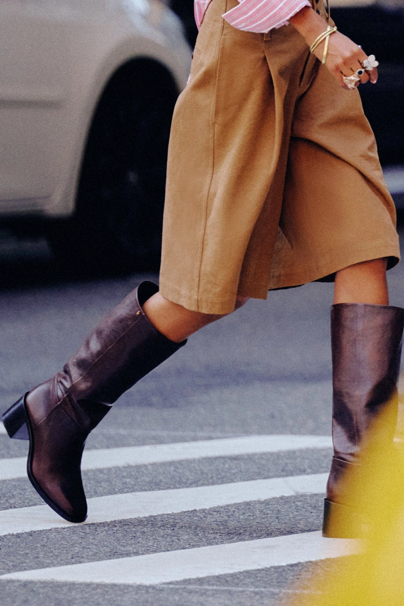 Ricky Boot In Brown Leather Rain Shield