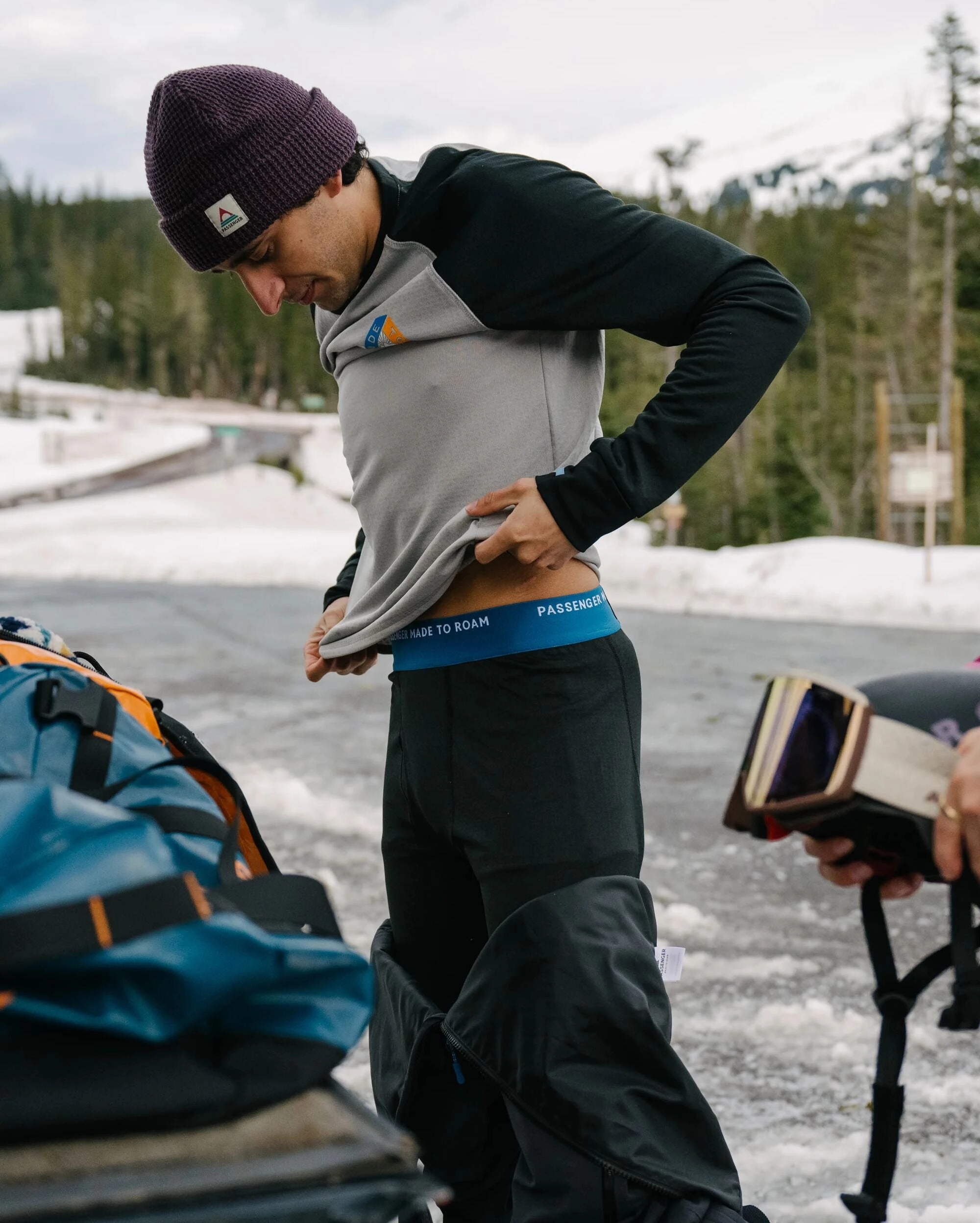 NonRestrictiveCut Ride Recycled Base Layer Legging