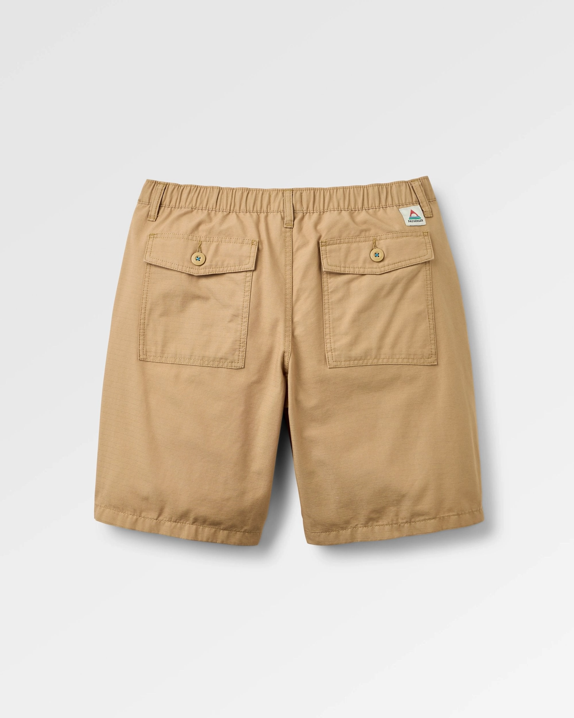 Casual Fit Design Core Stretch Rif-Raf Organic Cotton Ripstop Short - Biscuit