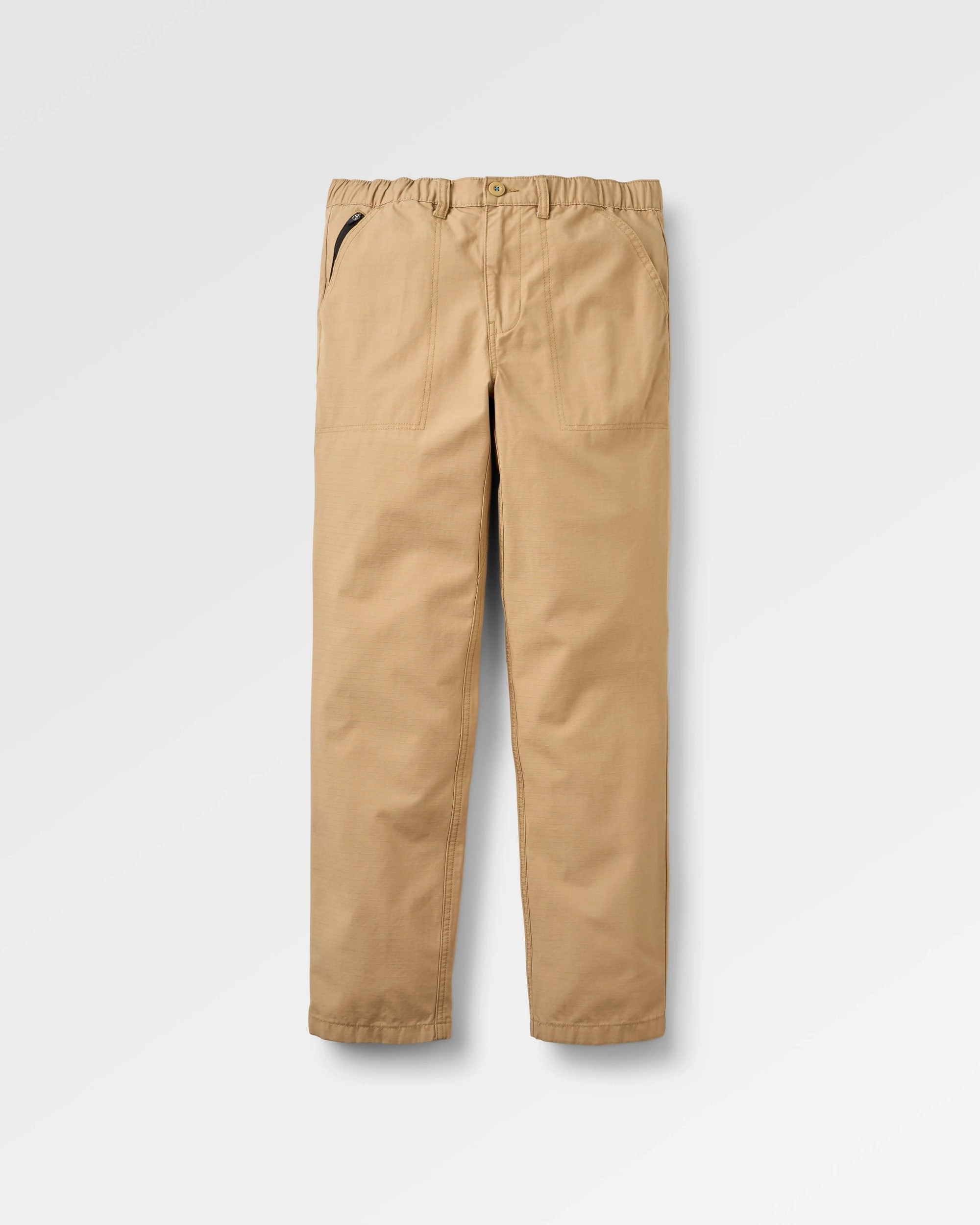 Layered Protection Movement Ease Rif-Raf Organic Cotton Ripstop Trouser - Biscuit