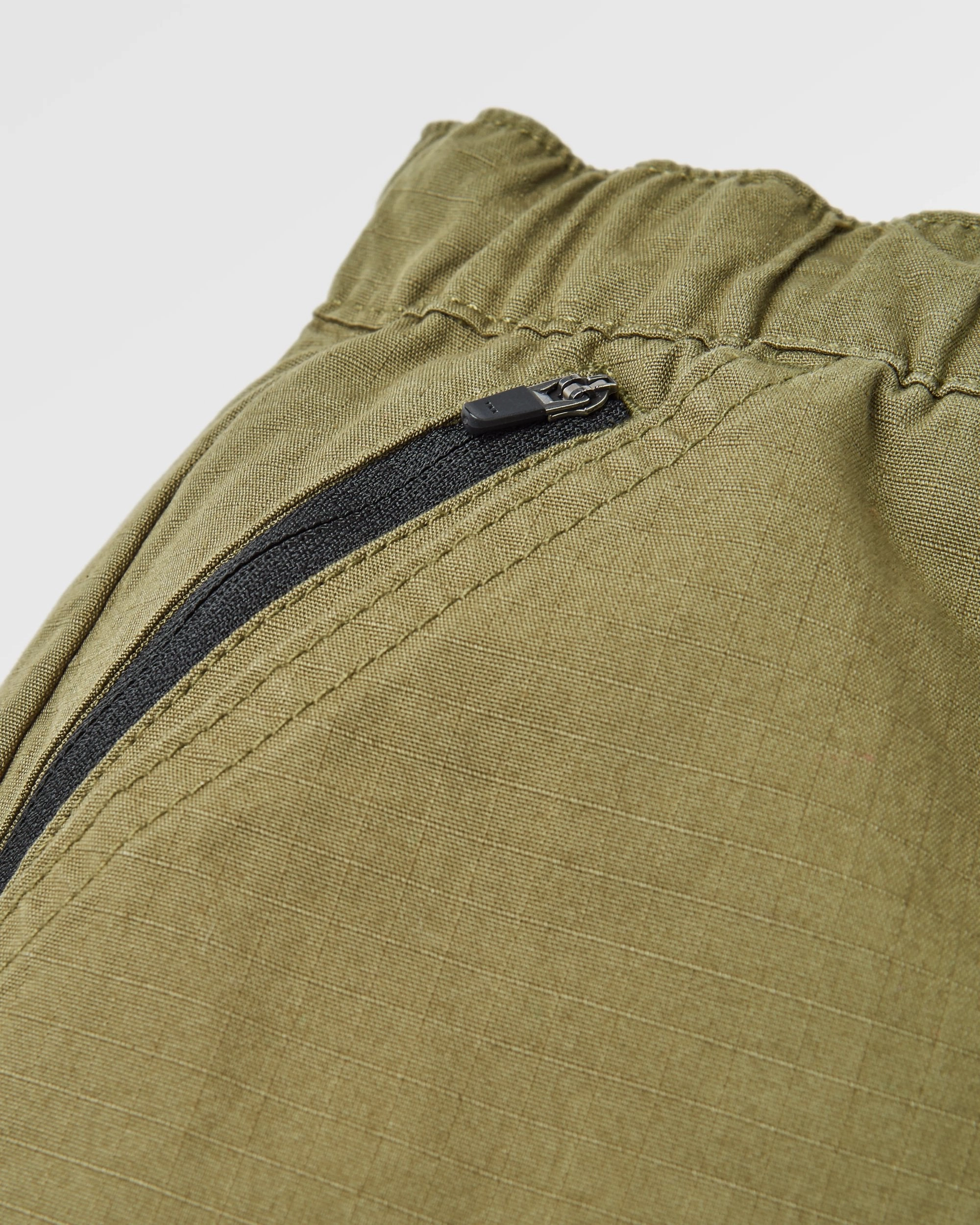 Rif-Raf Organic Cotton Ripstop Trouser - Khaki Soft Performance Timeless Comfort Fit