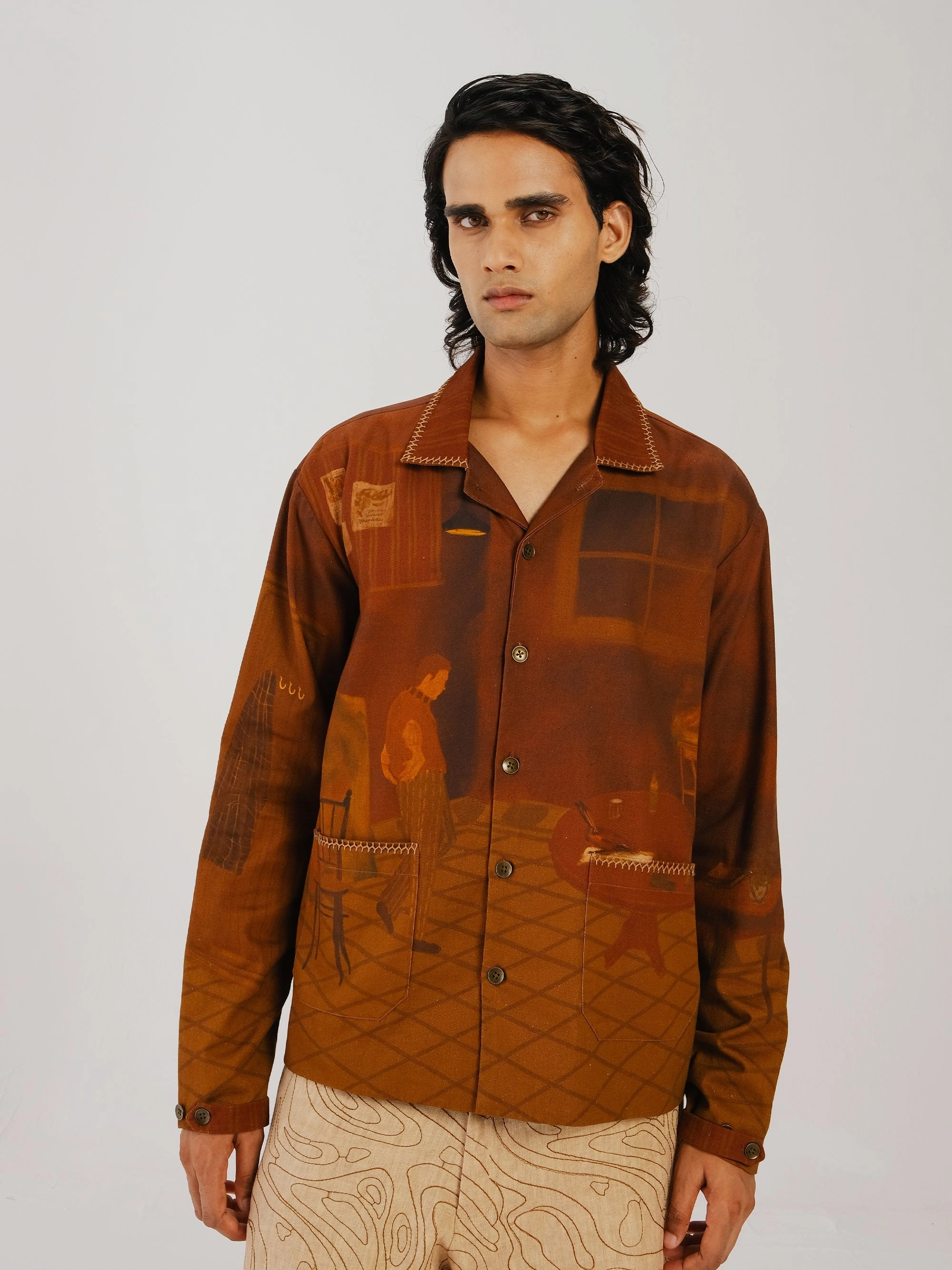 Durable AbrasionResistant Panels Travel Wardrobe Archive Jacket